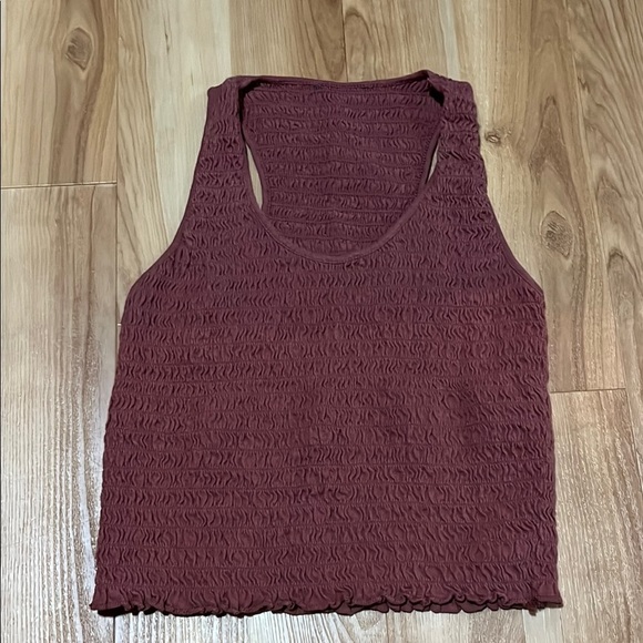American Eagle Outfitters Tops - Women's Sleeveless Textured Top - Brown